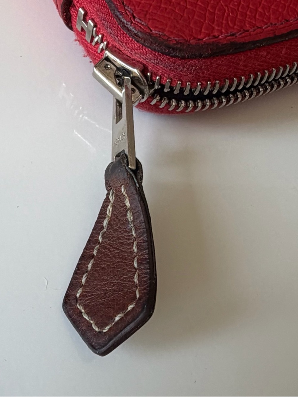 Hermès Azap Silk’In Long Wallet – Texas Rose Epsom Leather with Silk Lining - Picture 8 of 16